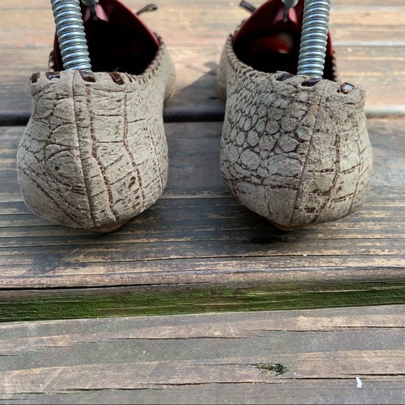 Henry Beguelin Designer Peep Toe Leather Kitten Heel | Size 6 - Picture 9 of 11